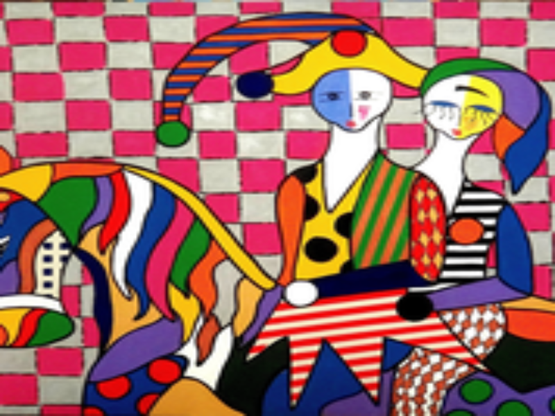 obra del artista Vianey puzzle