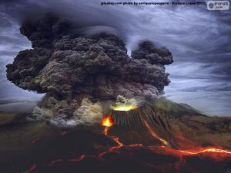 ERUPCIÓN VOLCÁNICA puzzle