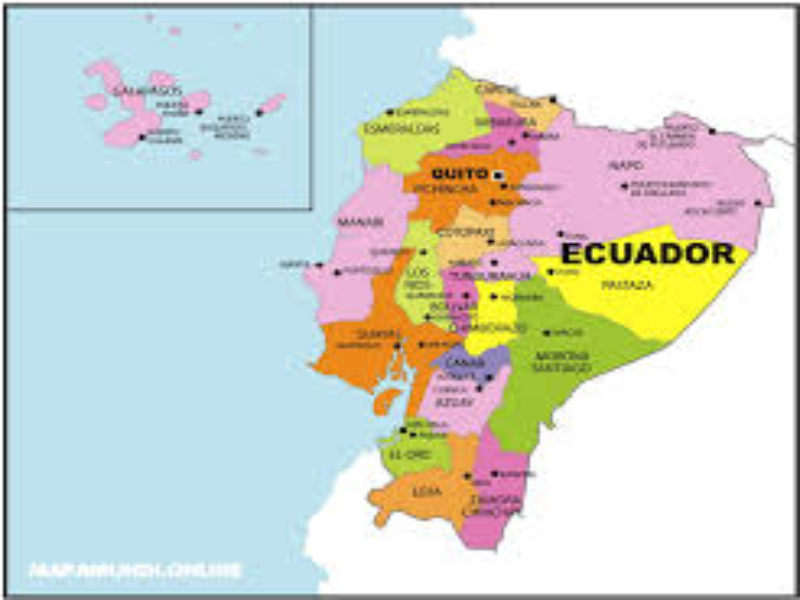 MAPA POLÍTICO DE ECUADOR. puzzle