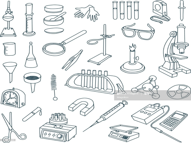 Material de laboratorio puzzle