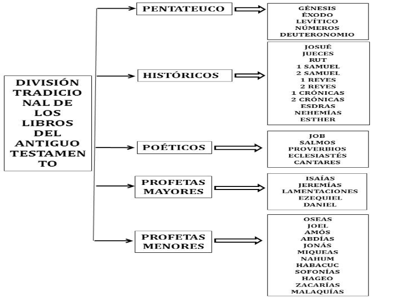 DIVISIÓN DEL ANTIGUO TESTAMENTO. puzzle