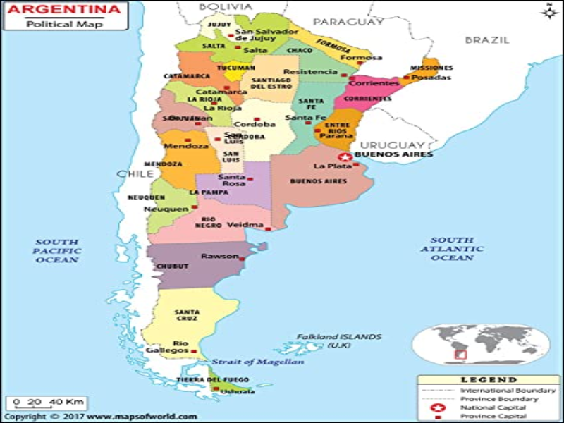 DIVISIÓN POLÍTICA DE ARGENTINA puzzle