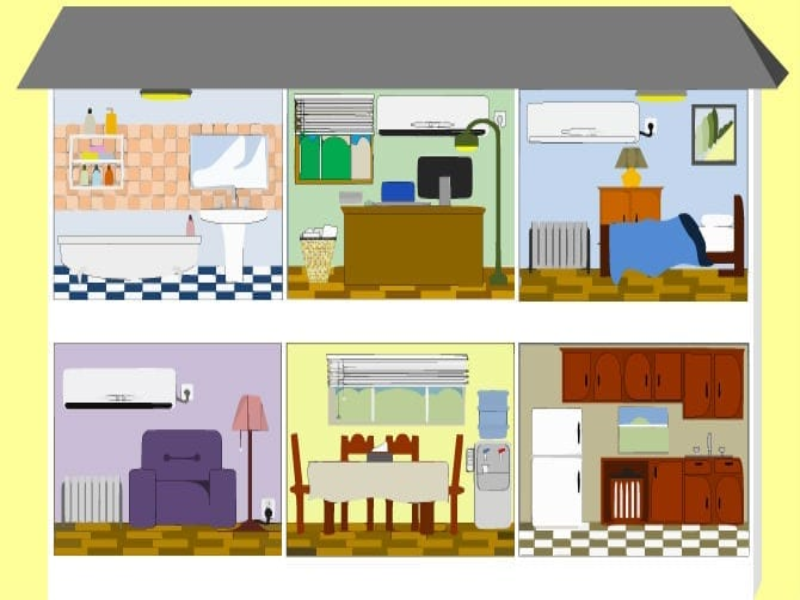 La casa y sus partes puzzle