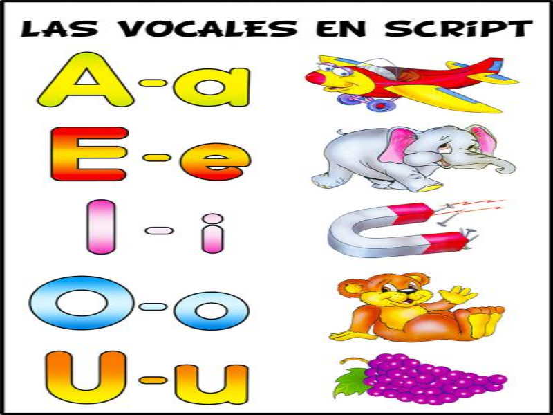 FORMAR LA VOCALES  puzzle