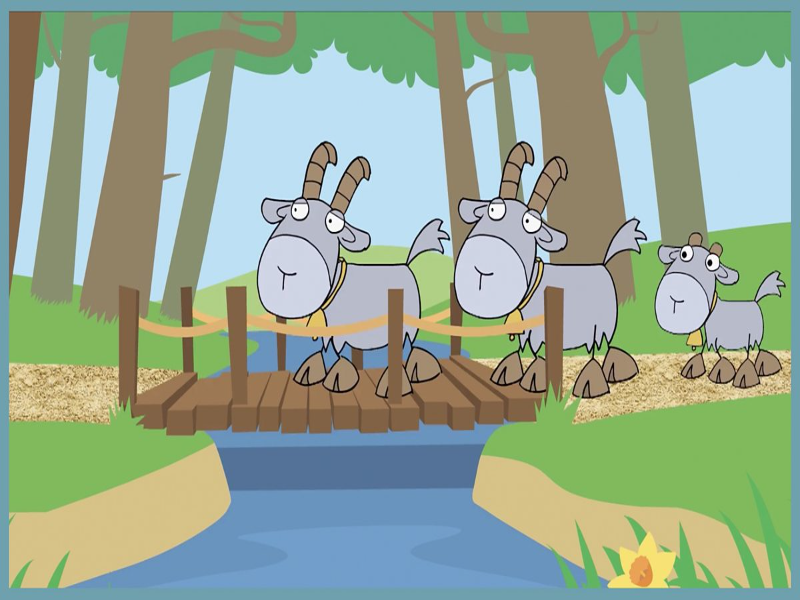 The Three Billy Goats Gruff puzzle