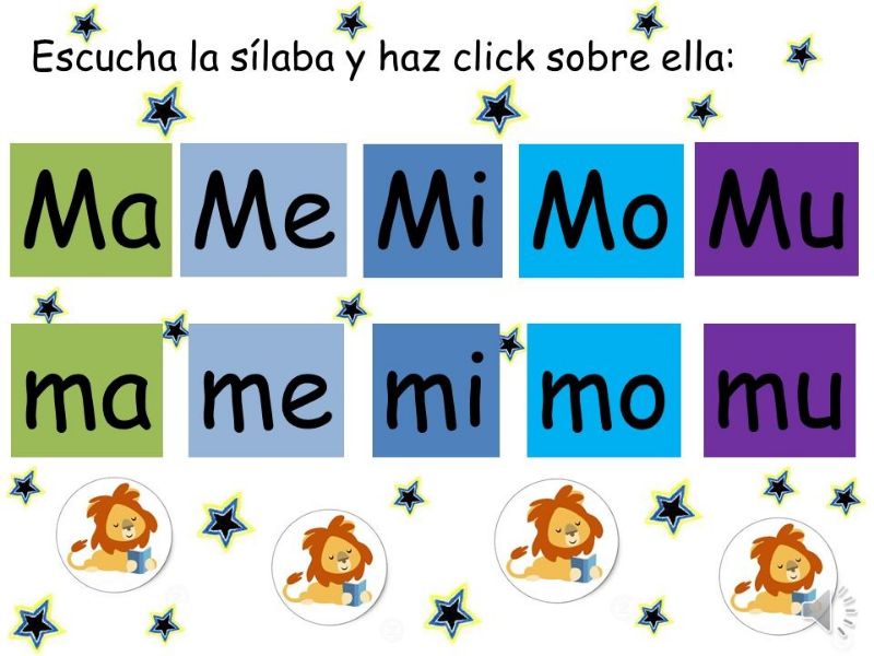 Sílabas con Mm puzzle