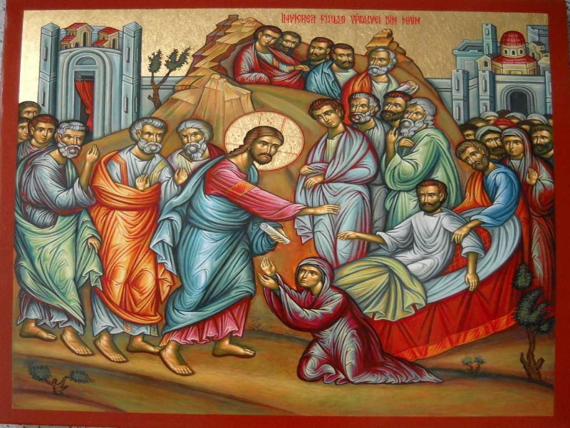 ROMPECABEZAS JESUS Y LA VIUDA puzzle