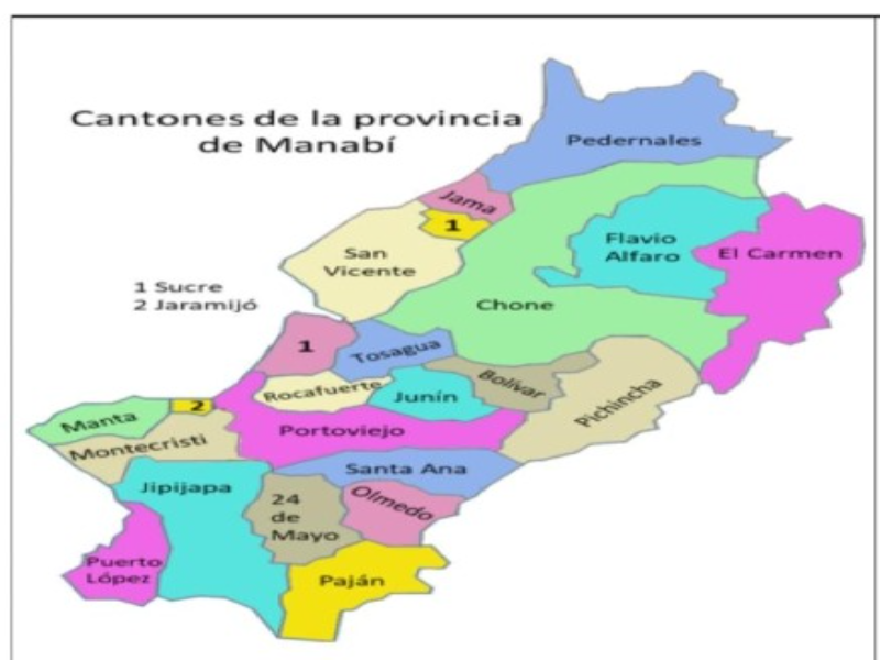 Mapa de manabi pequeno puzzle