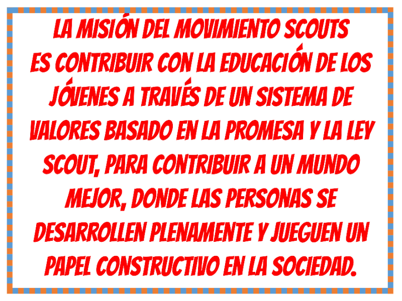 La Mision del Movimiento Scouts puzzle
